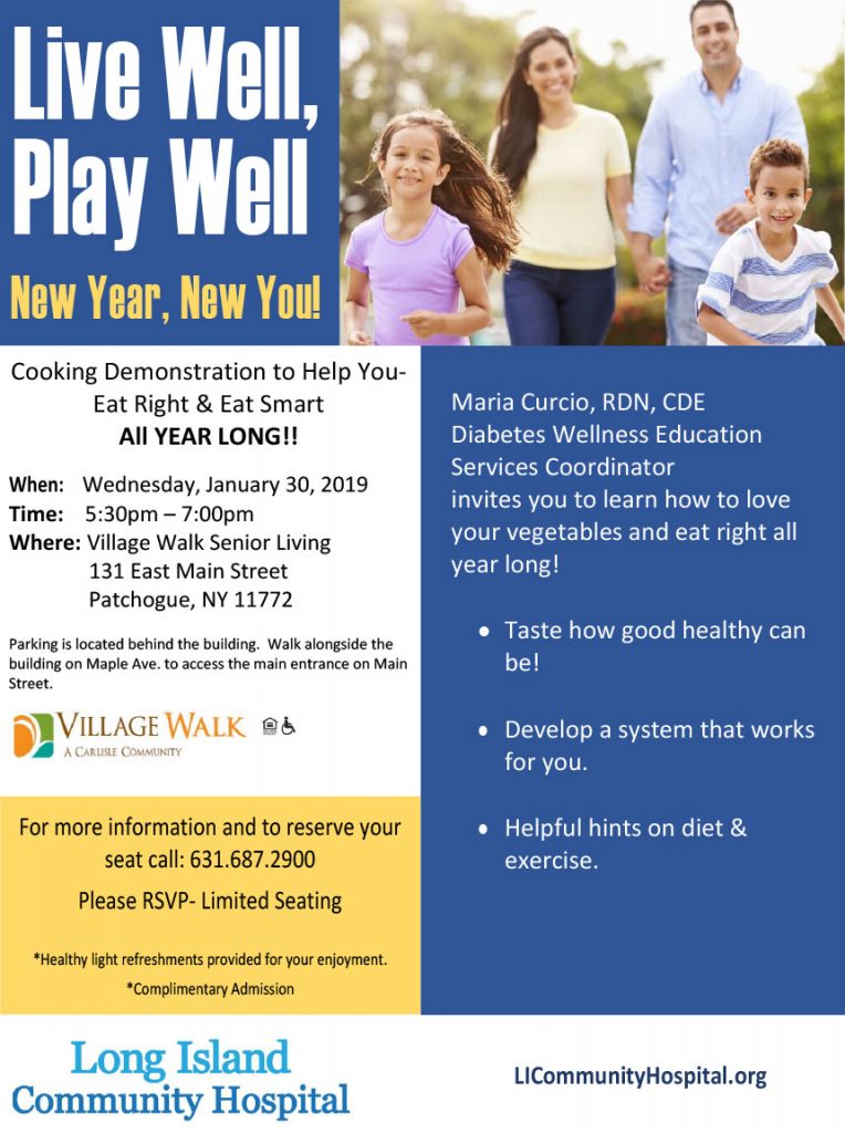 Live Well, Play Well: New Year, New You!