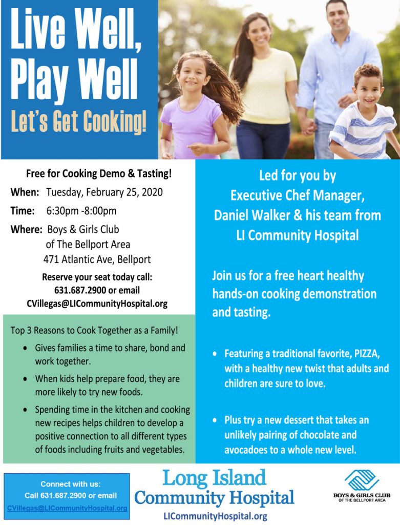 Live Well, Play Well: Let's Get Cooking